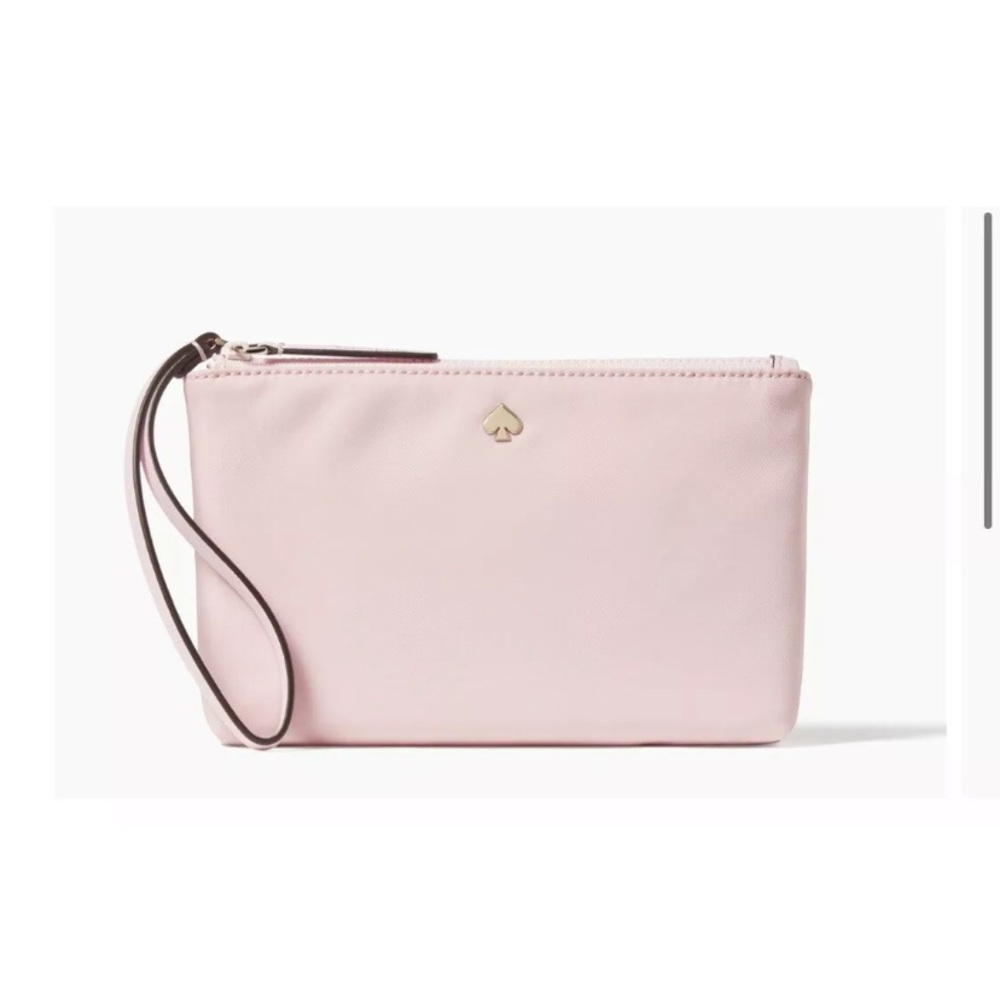 NWT kate spade Wristlet JAE Light PINK Double Zip
